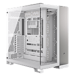 Corsair 6500x Doble | Caja E-ATX Cristal templado Blanca Aluminio Gris Satinado