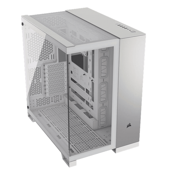 Corsair 6500x Doble  Caja EATX Cristal templado Blanca Aluminio Gris Satinado