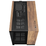 Corsair 2500x Doble  Caja MATX Cristal templado Negro  Nogal