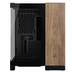 Corsair 2500x Doble  Caja MATX Cristal templado Negro  Nogal