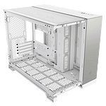 Corsair 2500x Doble | Caja M-ATX Cristal templado Blanco / Gris Satinado