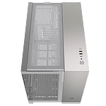 Corsair 2500x Doble  Caja MATX Cristal templado Blanco  Gris Satinado