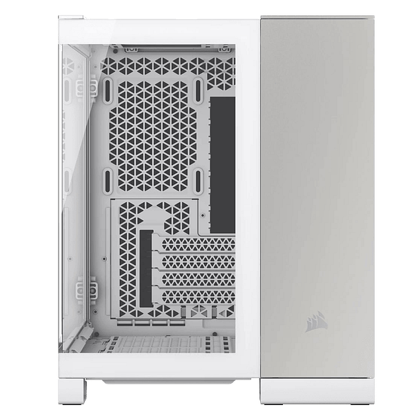 Corsair 2500x Doble  Caja MATX Cristal templado Blanco  Gris Satinado