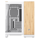 Corsair 2500x Doble  Caja MATX Cristal templado Blanco  Bambú Corsair 2500x Doble  Caja MATX Cristal templado Blanco  Bambú
