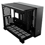Corsair 2500x Doble | Caja M-ATX Cristal templado Negro / Aluminio Obsidian