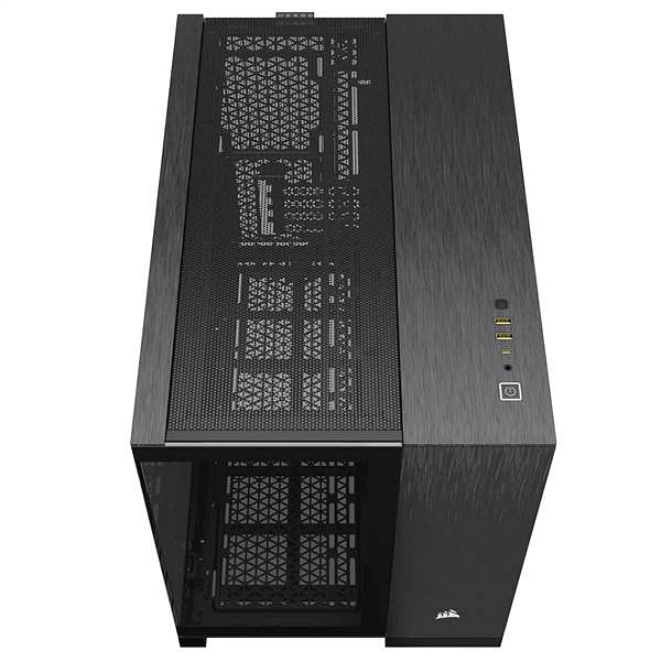 Corsair 2500x Doble  Caja MATX Cristal templado Negro  Aluminio Obsidian