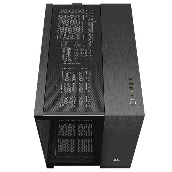 Corsair 2500x Doble  Caja MATX Cristal templado Negro  Aluminio Obsidian