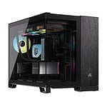 Corsair 2500x Doble  Caja MATX Cristal templado Negro  Aluminio Obsidian