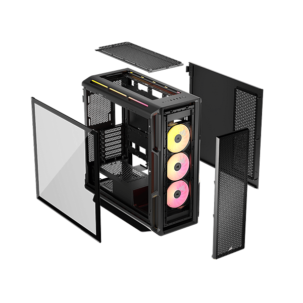 Corsair iCUE 5000T LX RGB  Caja EATX Cristal templado Negra