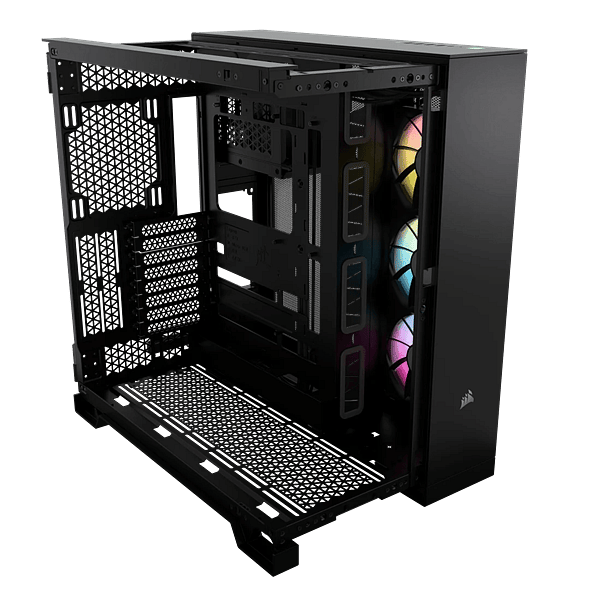Corsair iCUE Link 6500x RGB Doble  Caja EATX Cristal templado Negra