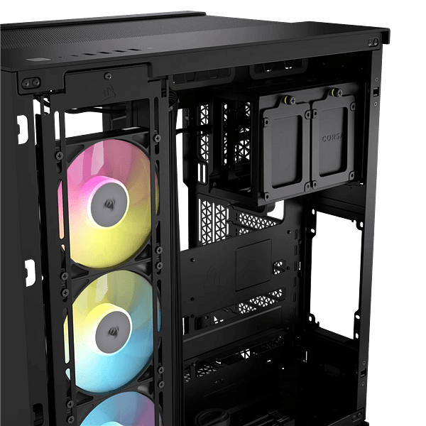 Corsair iCUE Link 6500x RGB Doble  Caja EATX Cristal templado Negra