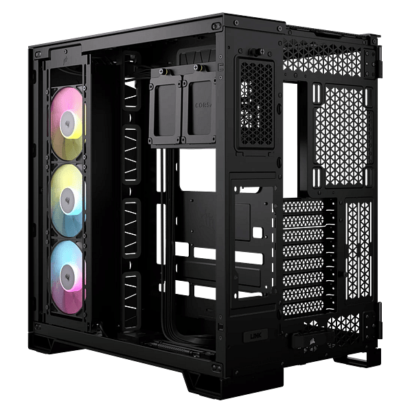 Corsair iCUE Link 6500x RGB Doble  Caja EATX Cristal templado Negra