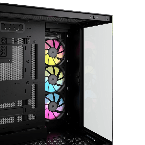 Corsair iCUE Link 6500x RGB Doble  Caja EATX Cristal templado Negra