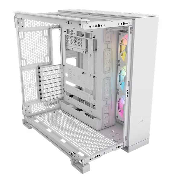 Corsair iCUE Link 6500x RGB Doble  Caja EATX Cristal templado Blanca