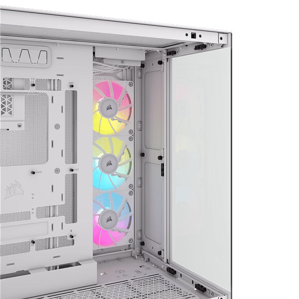 Corsair iCUE Link 6500x RGB Doble  Caja EATX Cristal templado Blanca