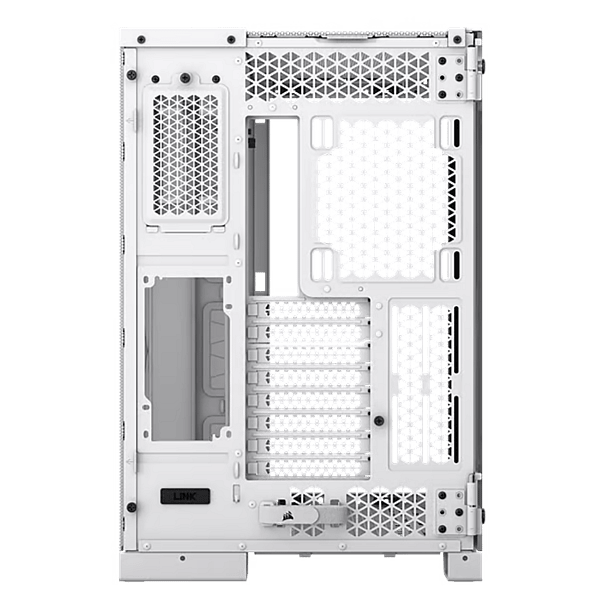 Corsair iCUE Link 6500x RGB Doble  Caja EATX Cristal templado Blanca