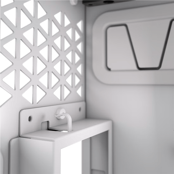 Corsair iCUE Link 6500x RGB Doble  Caja EATX Cristal templado Blanca