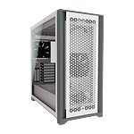 Corsair 5000D Airflow Tempered Glass White ATX  Caja