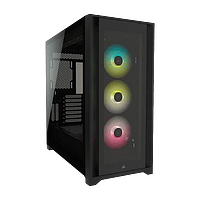 Corsair iCUE 5000X RGB Tempered Glass Black ATX  Caja