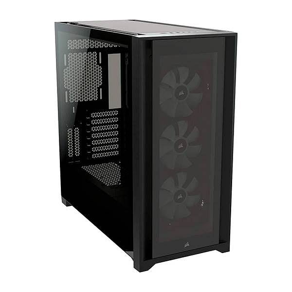 Corsair iCUE 5000X RGB Tempered Glass Black ATX  Caja