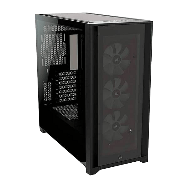 Corsair iCUE 5000X RGB Tempered Glass Black ATX  Caja