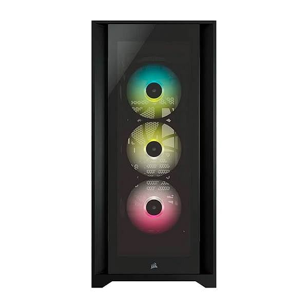 Corsair iCUE 5000X RGB Tempered Glass Black ATX  Caja