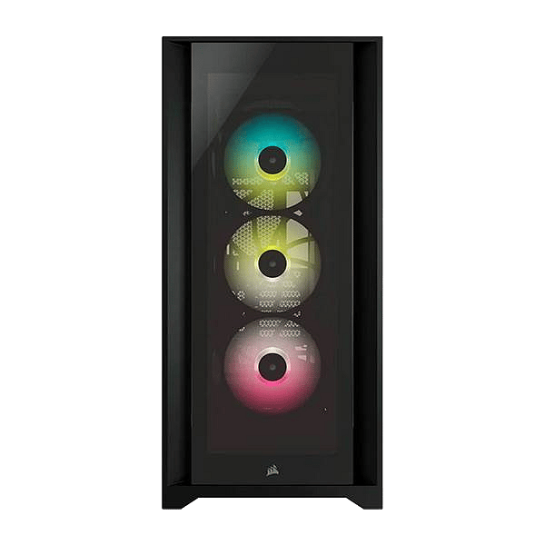 Corsair iCUE 5000X RGB Tempered Glass Black ATX  Caja