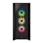 Corsair iCUE 5000X RGB Tempered Glass Black ATX  Caja