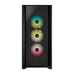 Corsair iCUE 5000X RGB Tempered Glass Black ATX  Caja