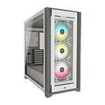 Corsair iCUE 5000X RGB Tempered Glass White  Caja