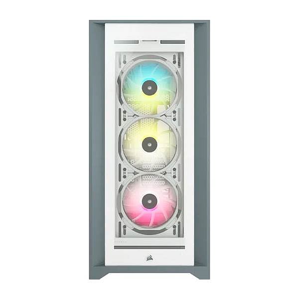 Corsair iCUE 5000X RGB Tempered Glass White  Caja