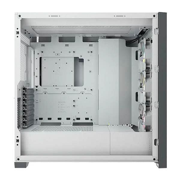 Corsair iCUE 5000X RGB Tempered Glass White  Caja