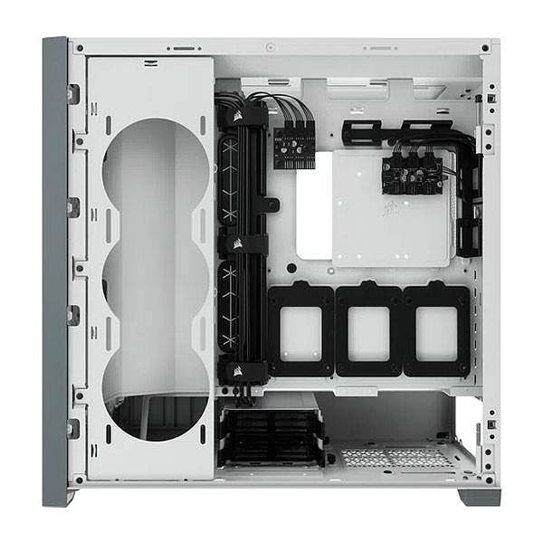 Corsair iCUE 5000X RGB Tempered Glass White  Caja