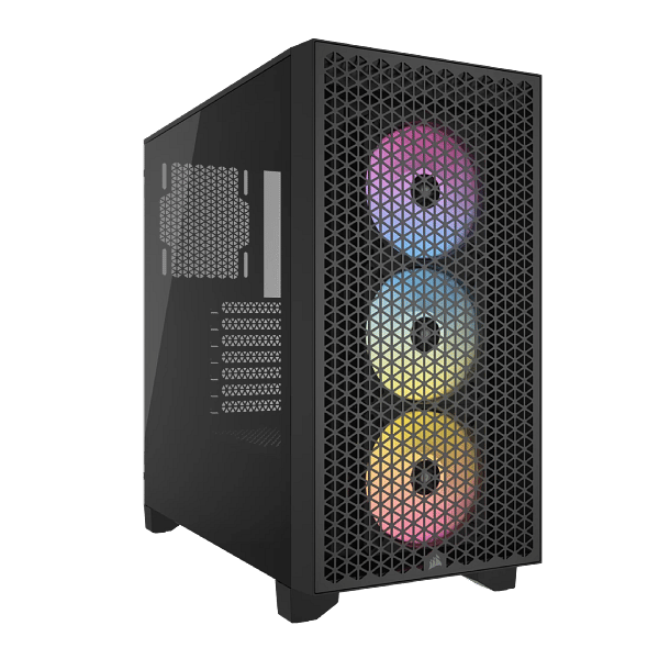 Corsair 3000D RGB Black ATX  Caja