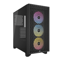 Corsair 3000D RGB Black ATX  Caja