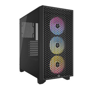 Corsair 3000D RGB Black ATX  Caja