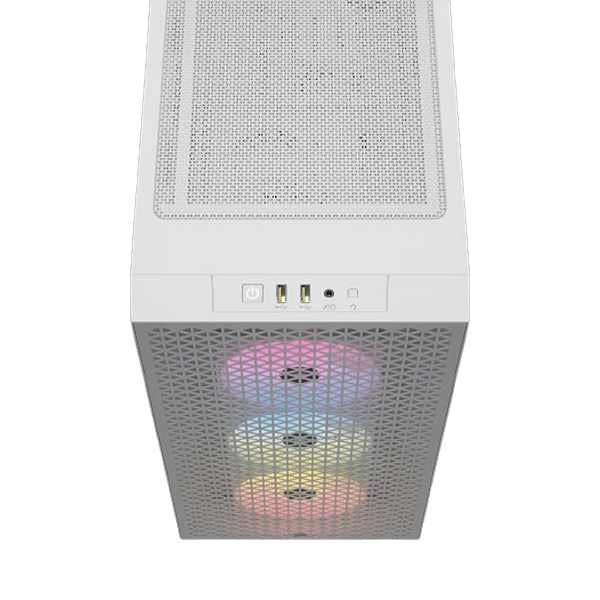 Corsair 3000D ARGB Airflow Blanca ATX  Caja