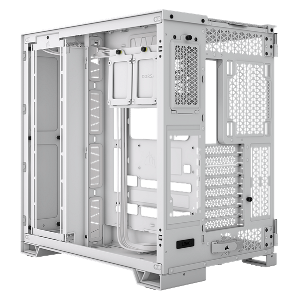 Corsair 6500X Doble  Caja EATX Cristal Templado Blanca