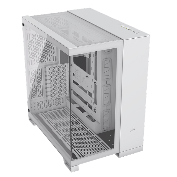 Corsair 6500X Doble  Caja EATX Cristal Templado Blanca
