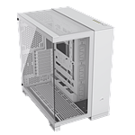 Corsair 6500X Doble  Caja EATX Cristal Templado Blanca