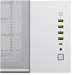 Corsair 6500X Doble  Caja EATX Cristal Templado Blanca