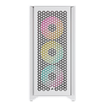 Corsair 4000D Airflow RGB  Caja ATX Cristal templado Blanca