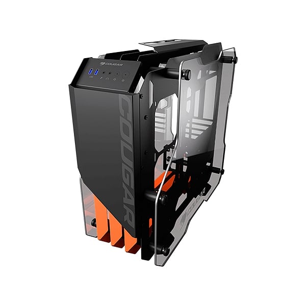 Cougar Blazer Essence Cristal Templado USB 31 NegroNaranja  Caja