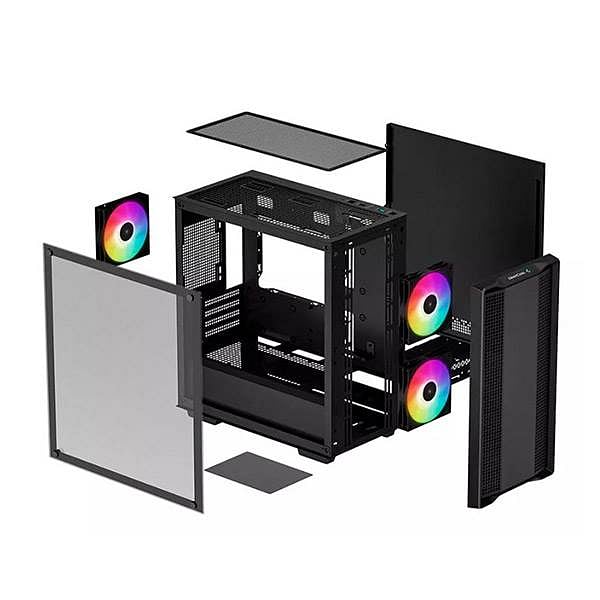 Deepcool CC360 ARGB TG Black MATX  Caja