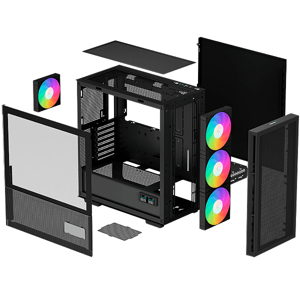 Deepcool CH560 Digital Black ATX  Caja