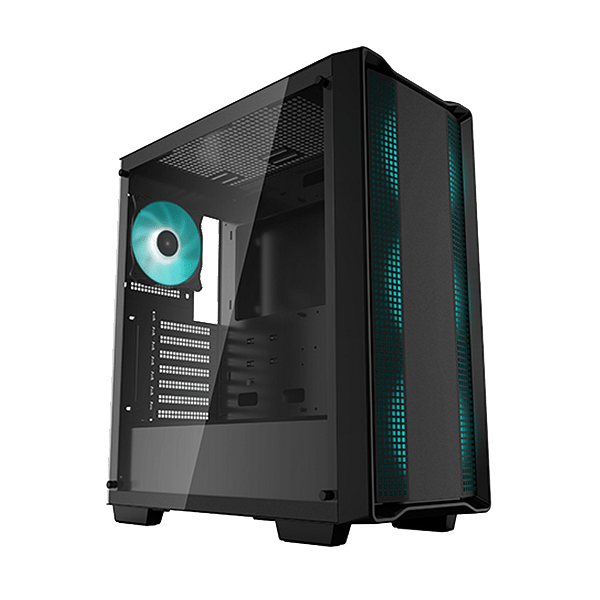 Deepcool CC560 RGB USB 30 Black  Caja ATX Cristal Templado