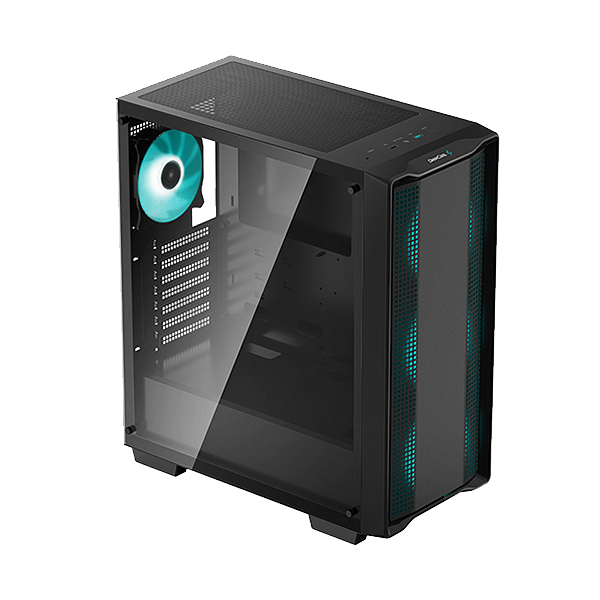 Deepcool CC560 RGB USB 30 Black  Caja ATX Cristal Templado