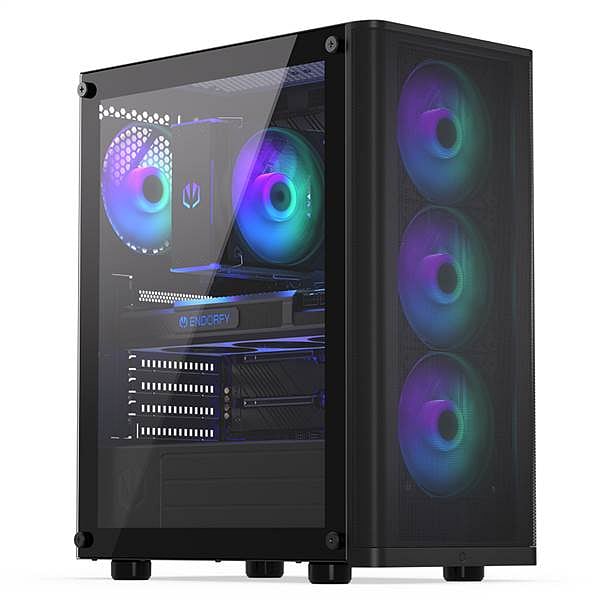 Endorfy Ventum 200 ARGB   Caja ATX Cristal Templado Negra