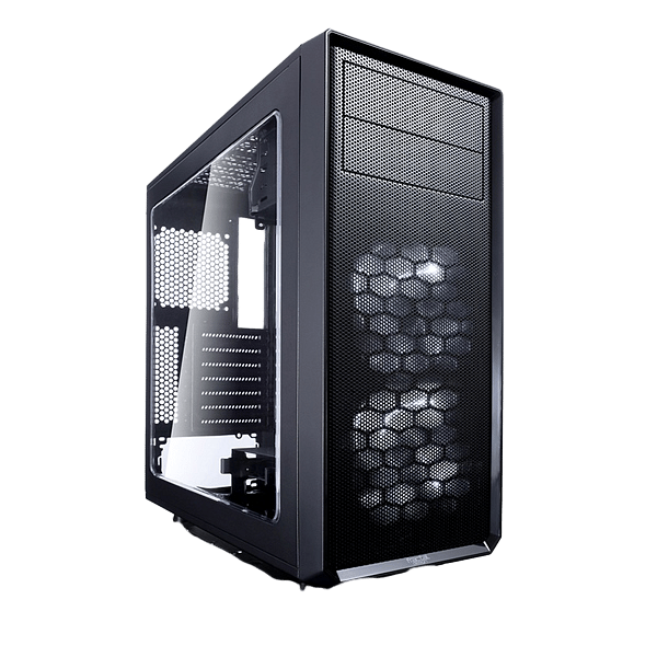 Fractal Focus G negra con ventana  Caja