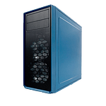 Fractal Focus G azul con ventana  Caja